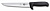 Нож кухонный Victorinox Fibrox (5.5503.20L) стальной разделочный лезв.200мм прямая заточка черный